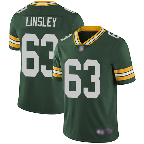 Green Bay Packers Limited Green Men #63 Linsley Corey Home Jersey Nike NFL Vapor Untouchable